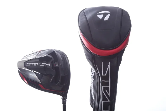 Used TaylorMade STEALTH PLUS Driver – 10.5 Degrees – Regular Flex Mitsubishi Kai’li Red – Right-Handed