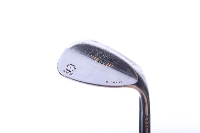 Used Titleist Vokey SM5 Tour Chrome Lob Wedge – Right-Handed – 58 Degrees – Stiff Flex