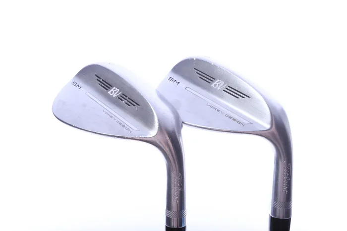 Used Titleist Vokey SM9 Tour Chrome Wedge – Right-Handed – 48*, 52* – Wedge Flex