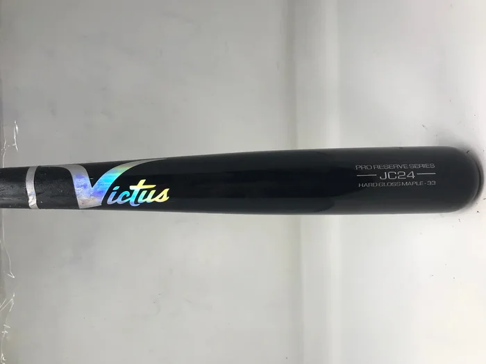 Used Victus JC24 Hard Gloss Maple In-Stock Pro Reserve Baseball Bat 33″ Black