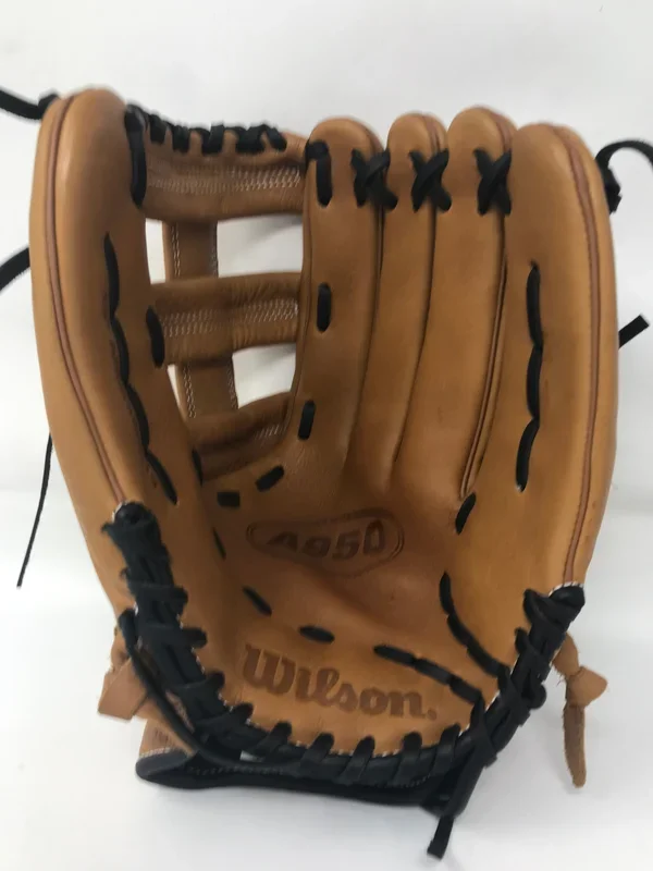 Used Wilson 13” A950 Series Slow Pitch Softball Glove 2020 RHT Brown/Black