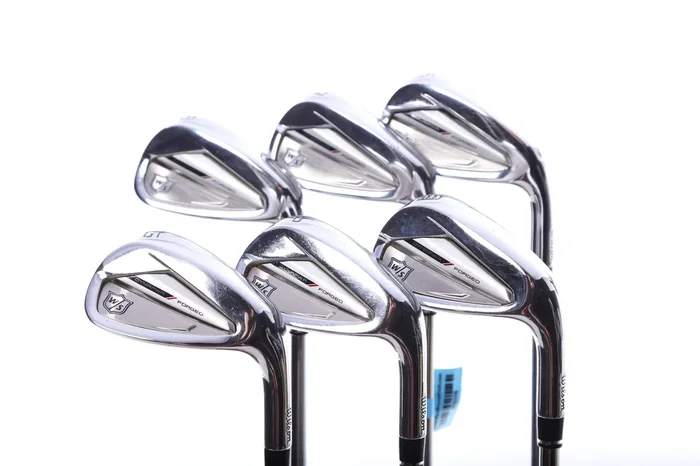 Used Wilson Staff Dynapwr Forged Iron Set – Right-Handed – 6-PW, GW – Extra Stiff Flex