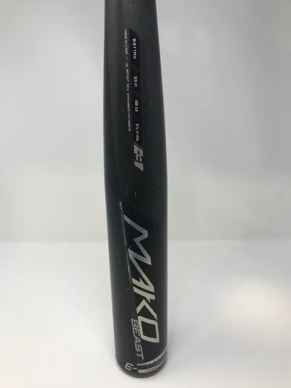 Used2 Easton BB17MK 33/30 Mako Beast Baseball Bat 2 5/8″Black/Silver