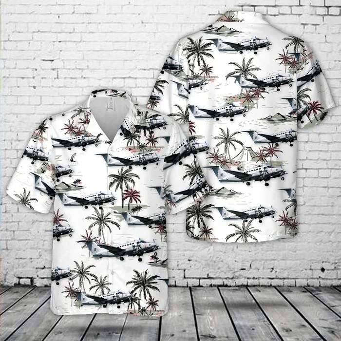 USMC Beechcraft UC-12W Huron Hawaiian Shirt – Fanshubus.com