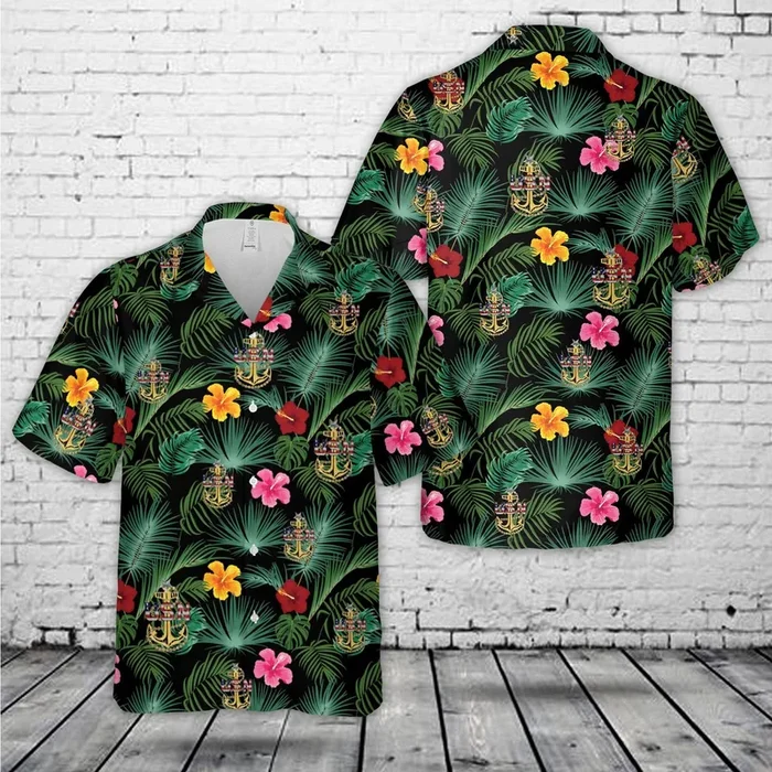 USN Senior Chief Coaster Hawaiian Shirt – Fanshubus.com