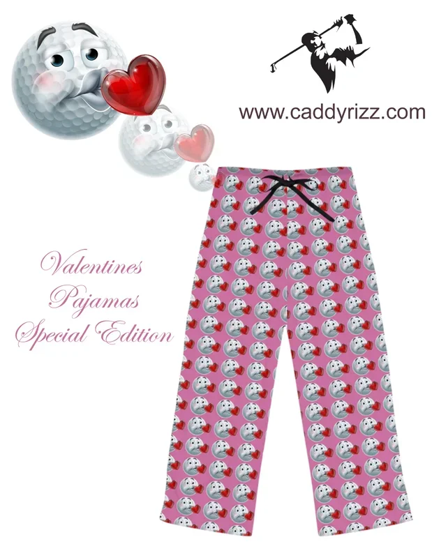 Valentine’s Women’s Golf Ball Pajama Pants