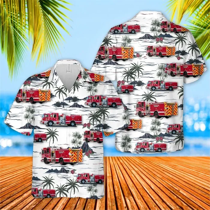 Vancouver Washington Fire Department Hawaiian Shirt – Fanshubus.com