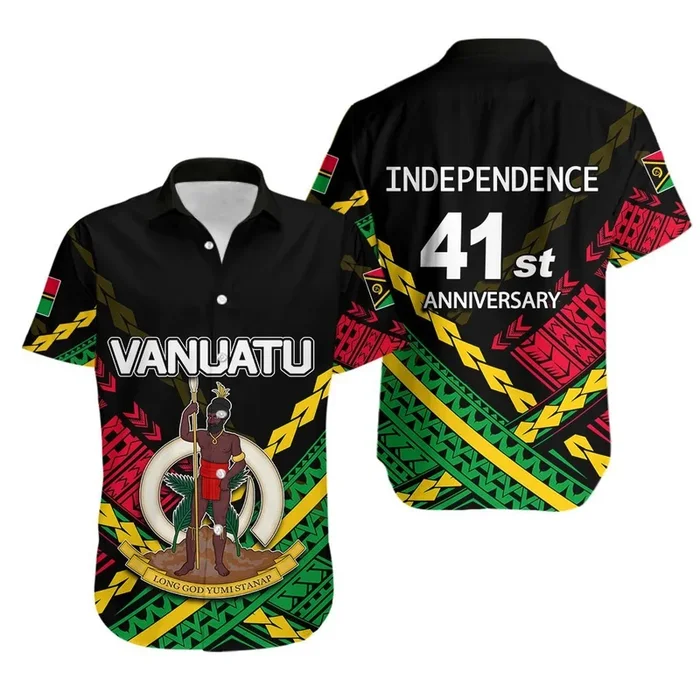 Vanuatu Hawaiian Shirt Independence Day n Style No.2- For men and women – Fanshubus – Fanshubus.com