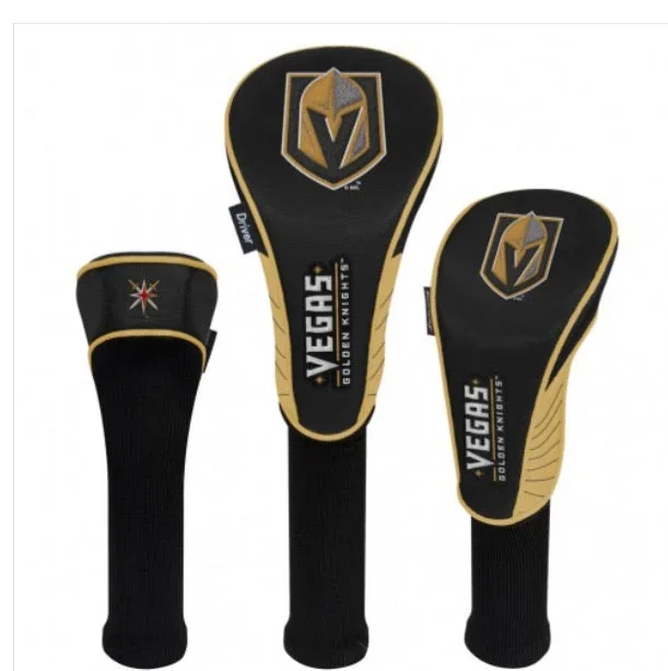 Vegas Golden Knights Golf Head Covers Set of 3