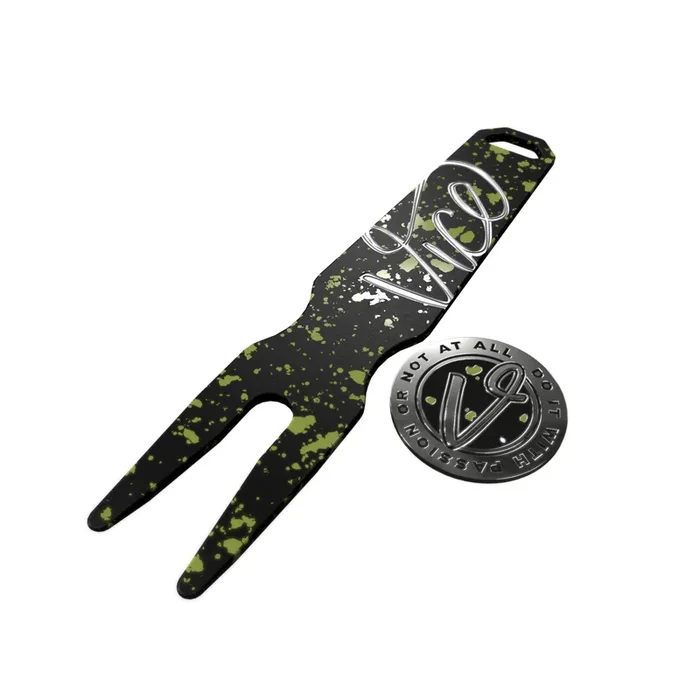 VICE Golf Gator Divot Tool + Ball Marker Set