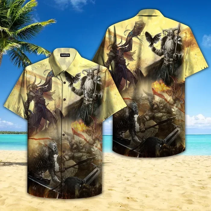 Viking Historical Hawaiian Shirt- For men and women – Fanshubus – Fanshubus.com