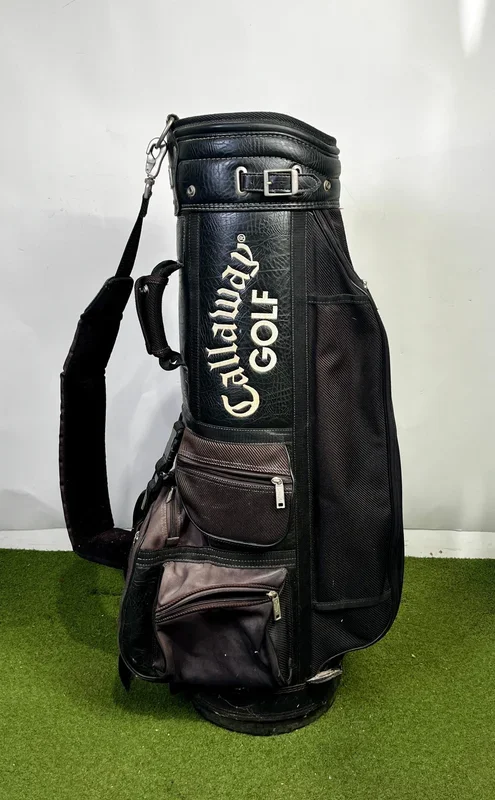Vintage Black Callaway Cart Bag – 8 Pockets 6 Dividers