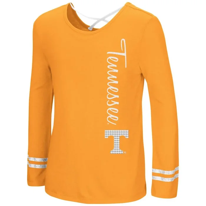 Vols- Tennessee Colosseum Youth Girls X Back Top Tee