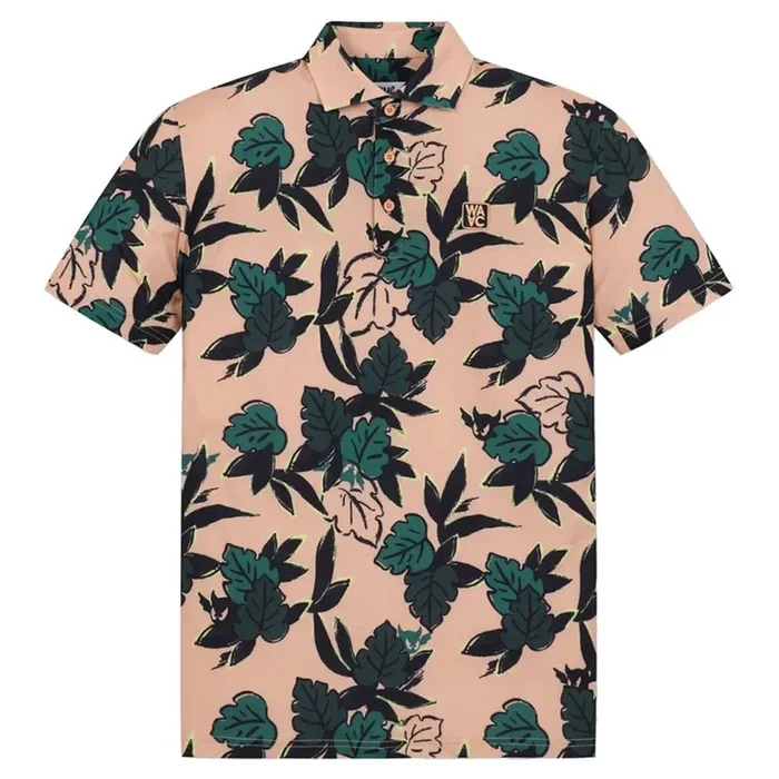 WAAC Athletic Forest Stretch Golf Polo Orange – 24 Men