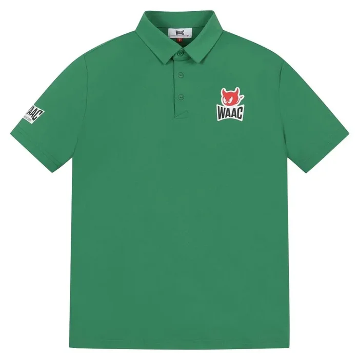 WAAC Heros Shortsleeve Golf Polo Green – 23 Men