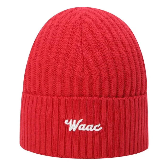 WAAC Knit Golf Beanie Red – FW25 Men
