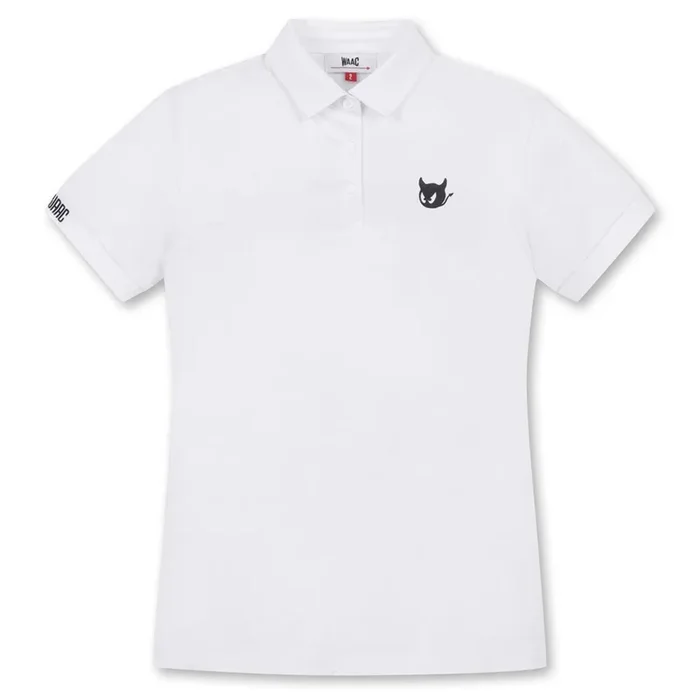 WAAC Mini Waacky Shortsleeve Golf Polo White – 23 Women