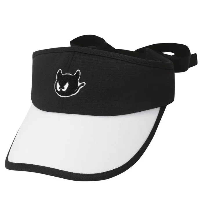 WAAC Waacky Ribbon Sun Golf Visor Black – 23 Women