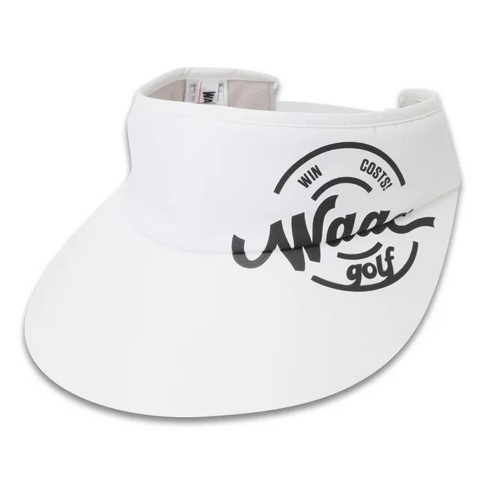 WAAC Wide Golf Visor White – 24 Women