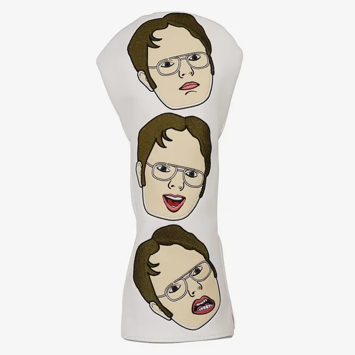 Wearing Glasses Man Driver Head Cover