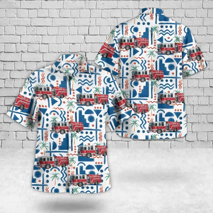 Welland, Ontario, Canada, Welland Fire Department Hawaiian Shirt – Fanshubus.com