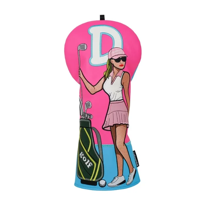 Wendy Woo Golf x Craftsman Golf Pink Power Wood Cover