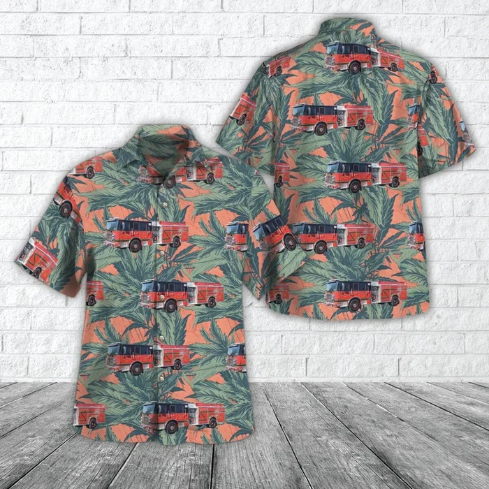 West Leechburg, Pennsylvania, West Leechburg Volunteer Fire Department Hawaiian Shirt – Fanshubus.com