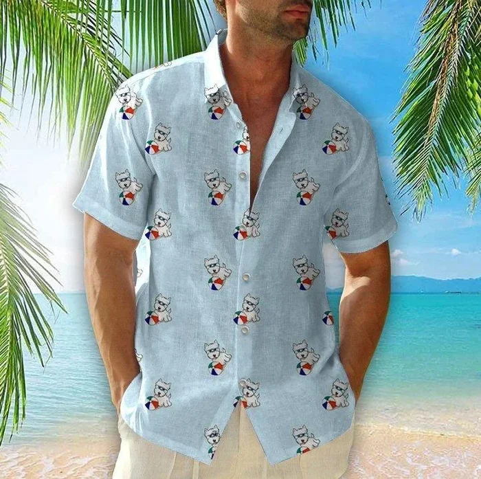 WESTIE HAWAIIAN SHIRT 5 – Fanshubus – Fanshubus.com
