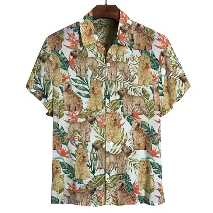 Wheaten Terrier – Hawaiian Shirt- For men and women – Fanshubus – Fanshubus.com