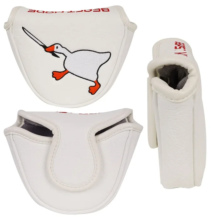 White Goose Mallet Blade Head Cover