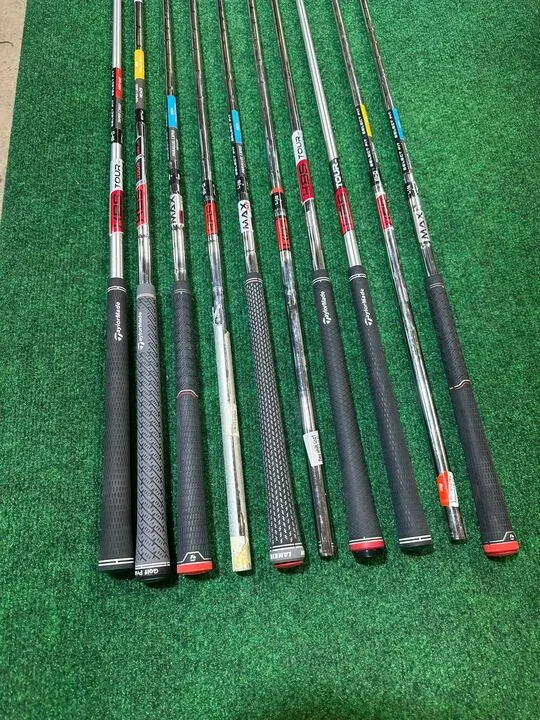 Wholesale Lot of 10 KBS Fitting Club Shafts with TaylorMade Adaptors