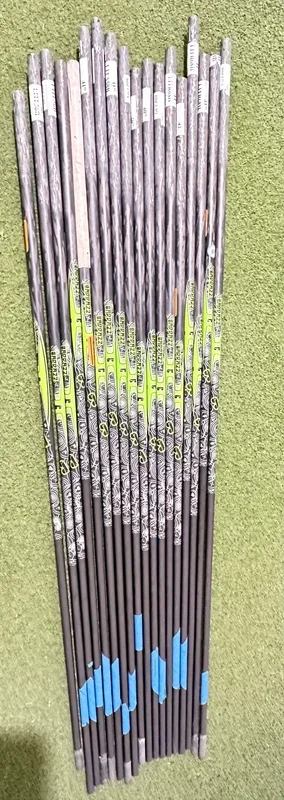 Wholesale Lot of 18 Premium Golf Shafts – Various Lengths, Flexes, & Brands