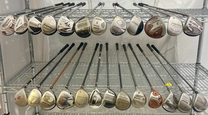 Wholesale Lot of 25 Golf Clubs – Assorted Fairway Woods