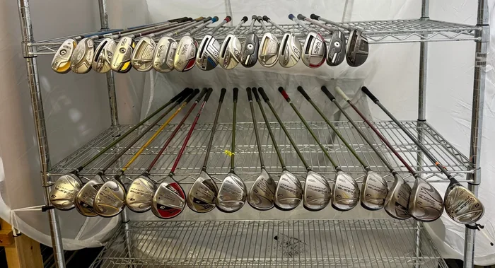 Wholesale Lot of 30 Golf Clubs – Adams Hybrids & Cobra Woods
