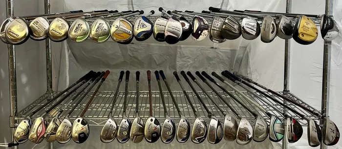 Wholesale Lot of 40 Golf Clubs – Mixed Woods & Hybrids