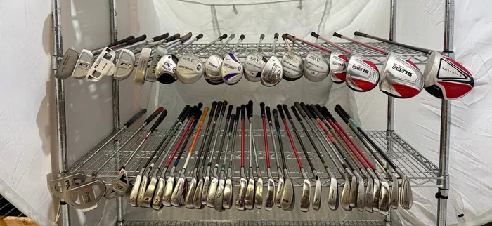 Wholesale Lot of 50 Golf Clubs – Assorted Junior Clubs