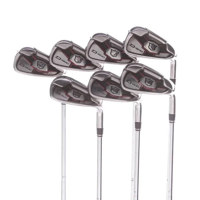 Wilson D200 Steel Men’s Right Irons 5-SW Uniflex – Wilson Staff True Temper U