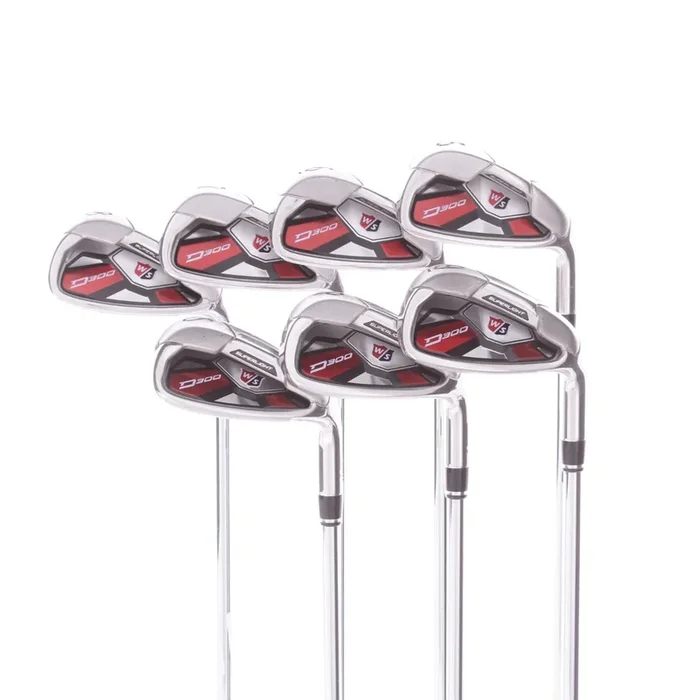 Wilson D300 Steel Men’s Right Hand Irons 5-SW Uniflex – D300