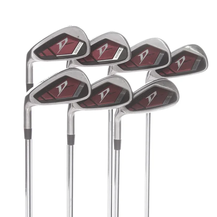 Wilson Deep Red Maxx Steel Mens Left Hand Irons 5-SW Regular – Wilson