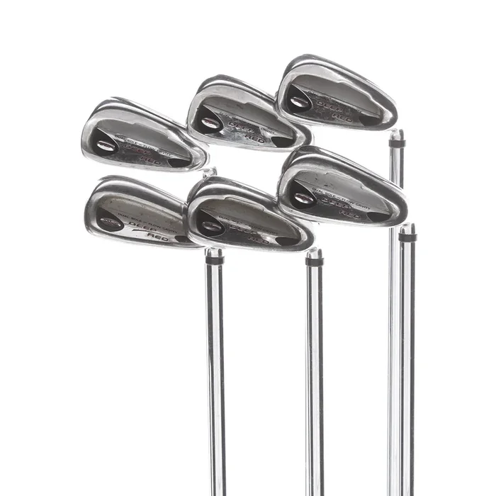 Wilson Deep Red Steel Mens Right Hand Irons 5-SW Uniflex – True Temper