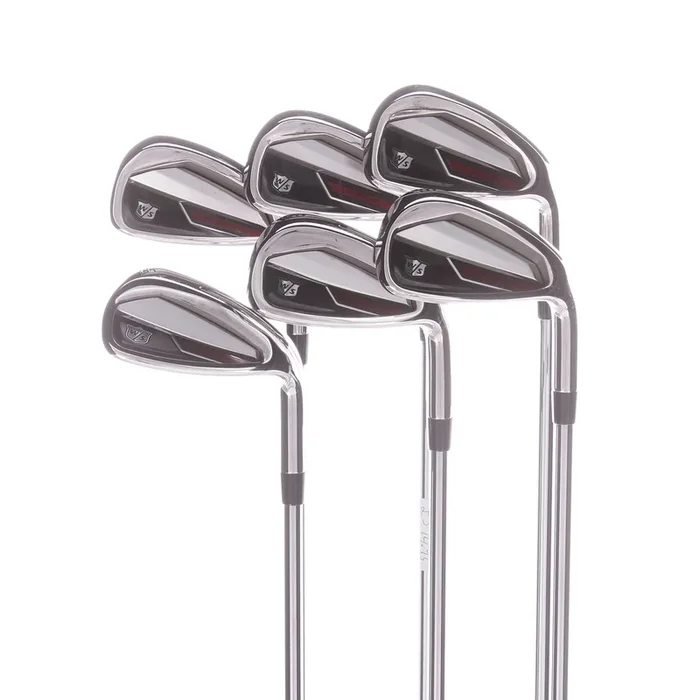 Wilson Dyna-Powered Steel Mens Right Hand Irons 5-SW Regular – MAX Ultralite KBS