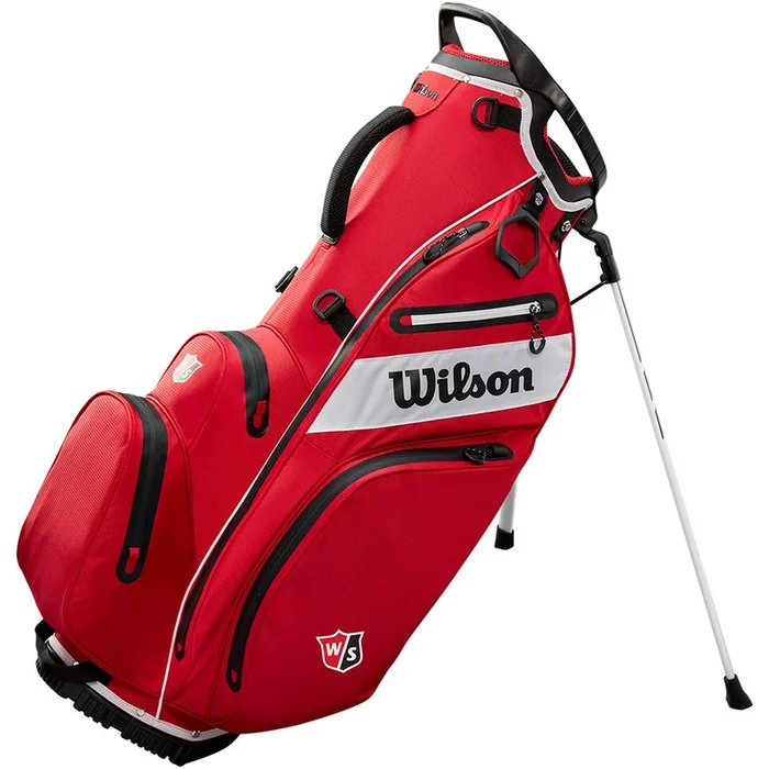 Wilson Exo Dry Waterproof Stand Bag – Staff Red/Black/White