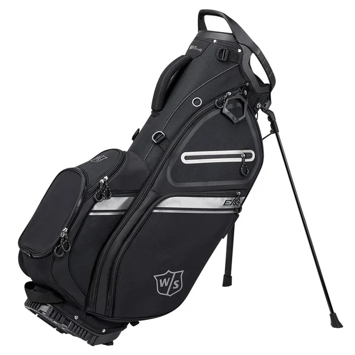 Wilson EXO II Stand Bag – Black/Silver