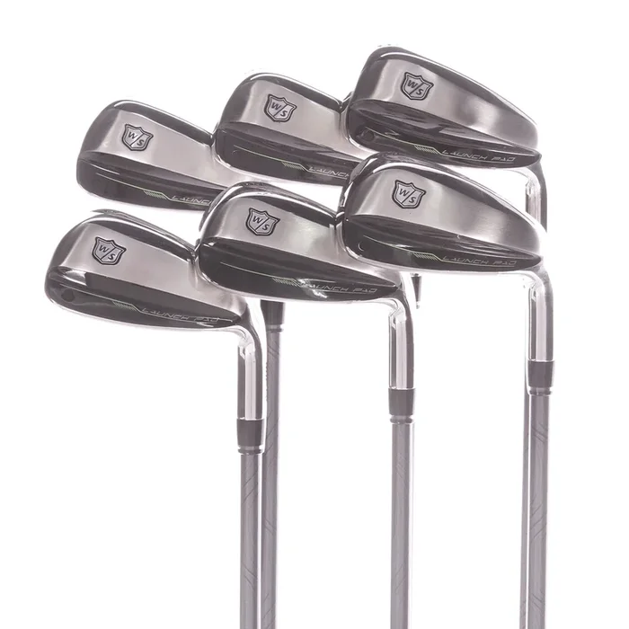 Wilson Launch Pad 2022 Graphite Men’s Right Irons 5-PW Senior – Project X Evenflow 5.0 A 55G