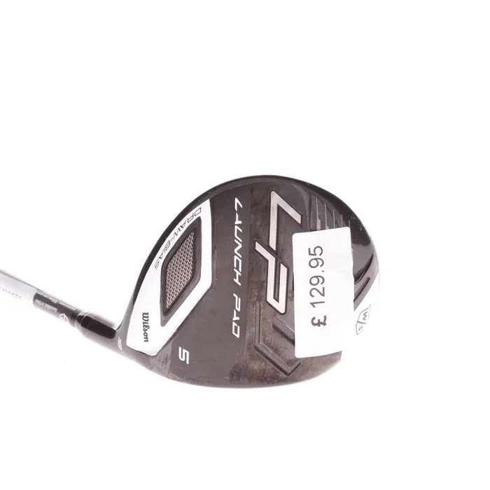 Wilson LAUNCH PAD DRAW BIAS Graphite Men’s Right Hand Fairway 5 Wood 18 Degree Senior – Mamiya HELIUM 45G