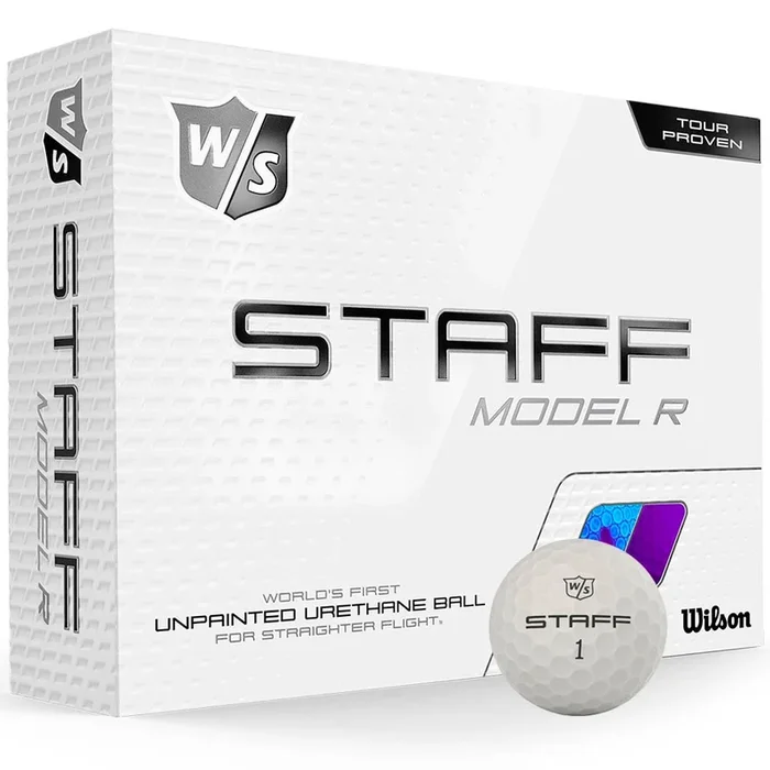 Wilson Model R Golf Balls – White – 12 Pack