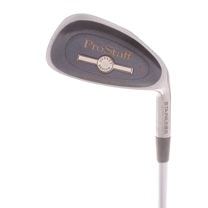 Wilson Pro Staff Oversize Offset Design Steel Men’s Right Hand 3 Iron Stiff – Wilson Offset Design