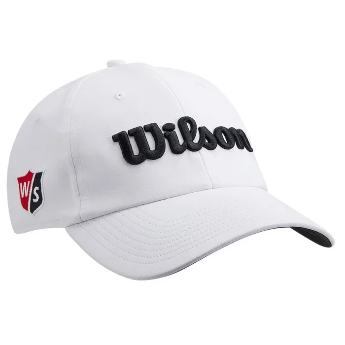 Wilson Pro Tour Cap – White/Black