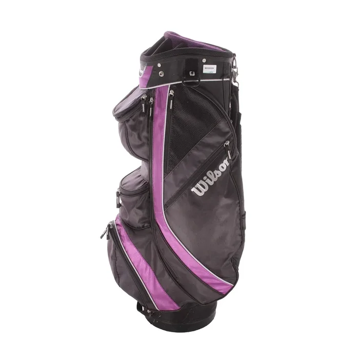 Wilson Second Hand Cart Bag – Black/Purple