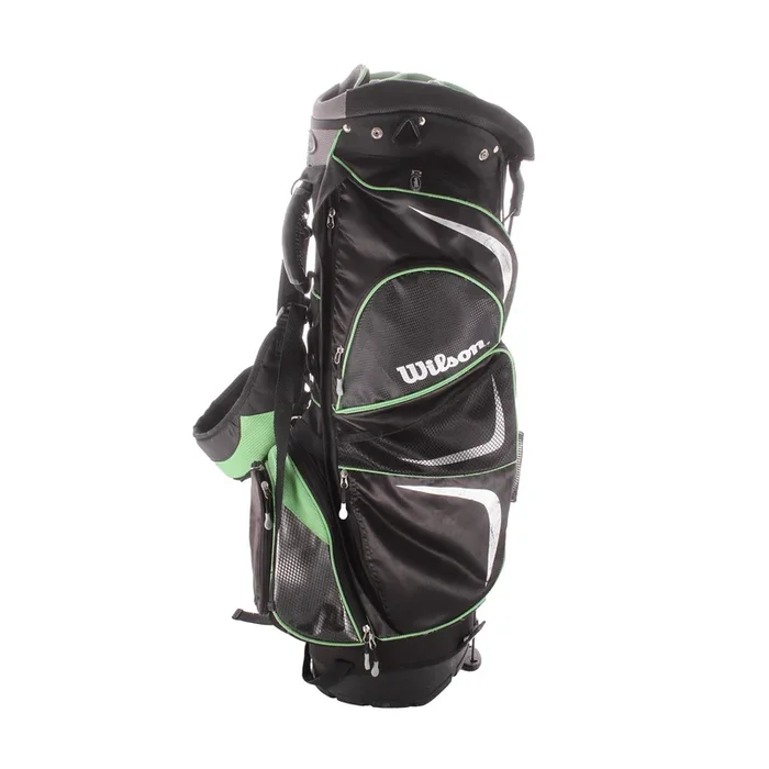 Wilson Second Hand Stand Bag – Black/Green